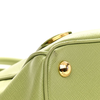 Prada Saffiano Medium Double Zip Galleria Tote Prato 9 of 19