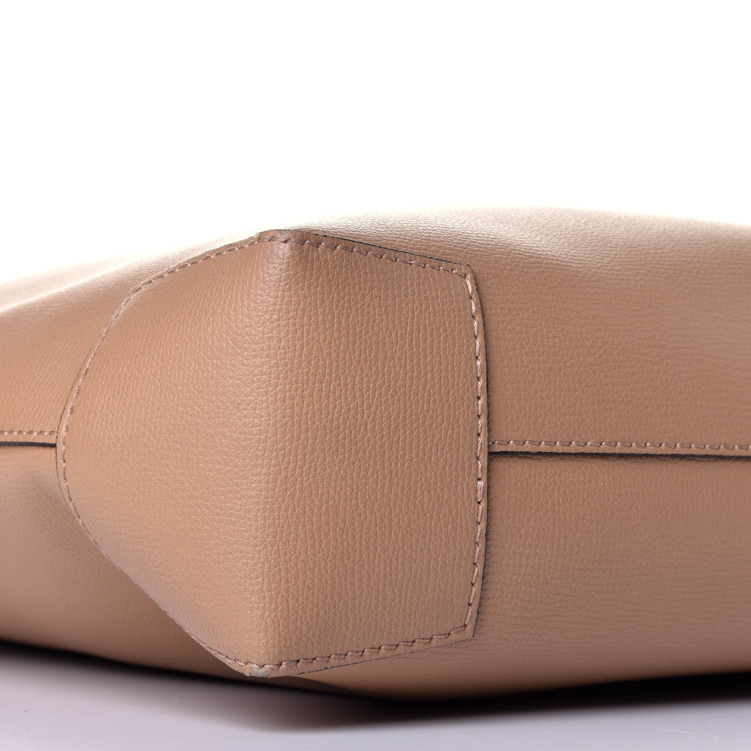 Burberry Calfskin Embossed Crest Large Tote Light Camel 7 of 8