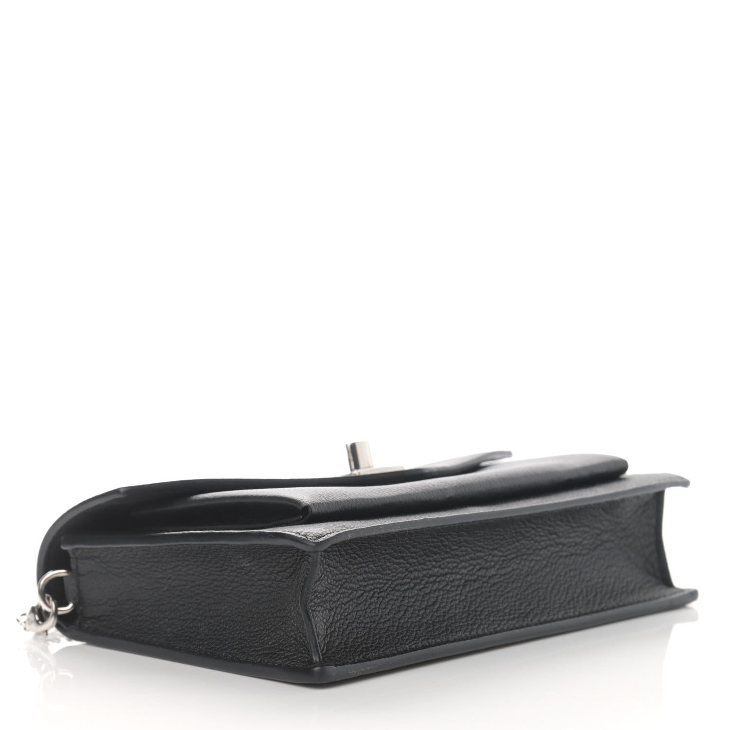 Louis Vuitton Soft Calfskin My Lockme Chain Pochette Black 4 of 15