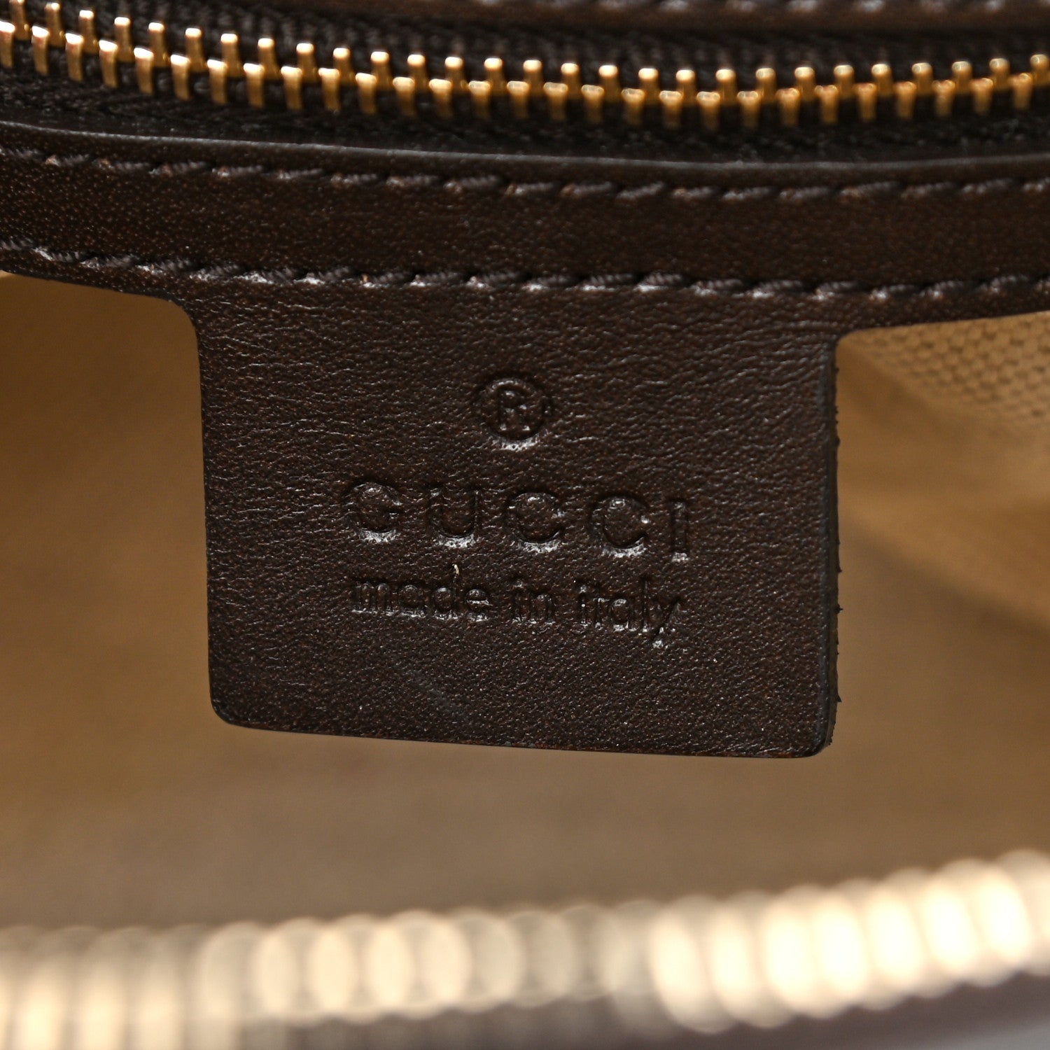 Gucci Monogram Vintage Web Small Boston Dark Brown 6 of 17