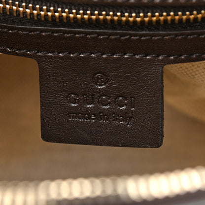 Gucci Monogram Vintage Web Small Boston Dark Brown 6 of 17