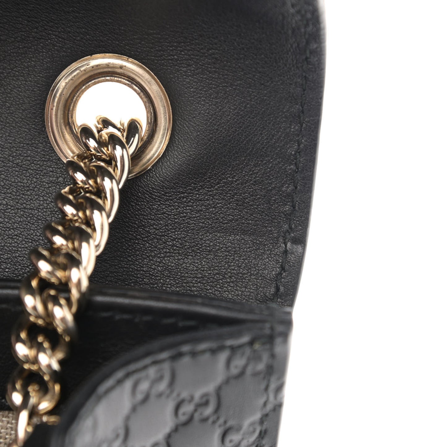 Microguccissima Mini Emily Shoulder Bag Black