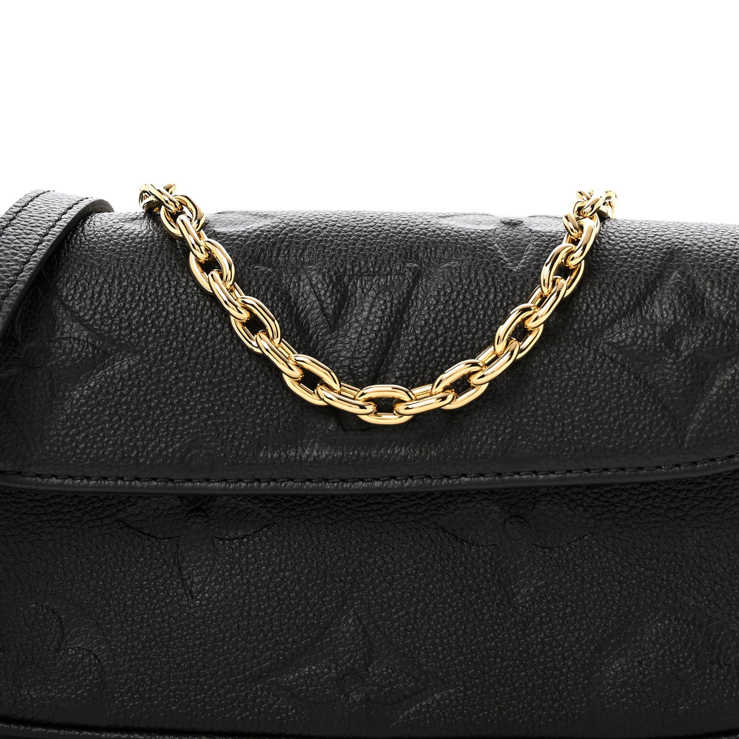 Empreinte Monogram Giant Ivy Wallet On Chain Black
