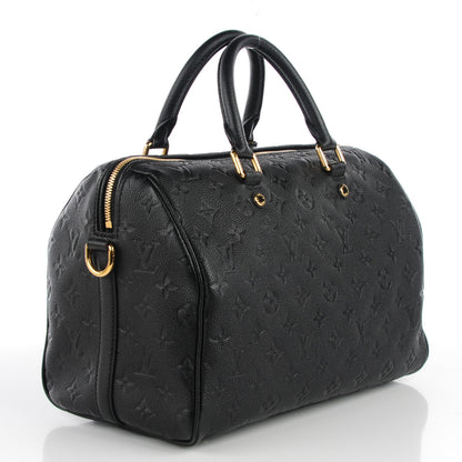 Louis Vuitton Empreinte Speedy Bandouliere 30 Black 3 of 7