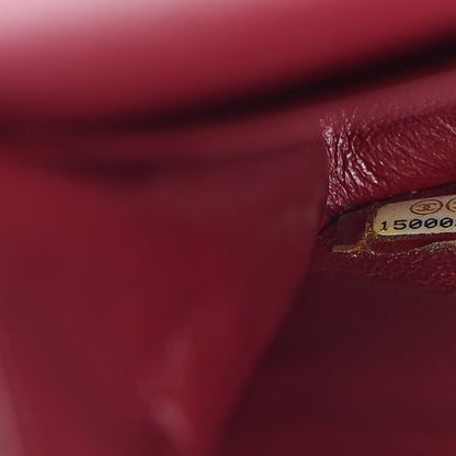 Chanel Patent Calfskin Quilted Medium Double Flap Red 7 of 14