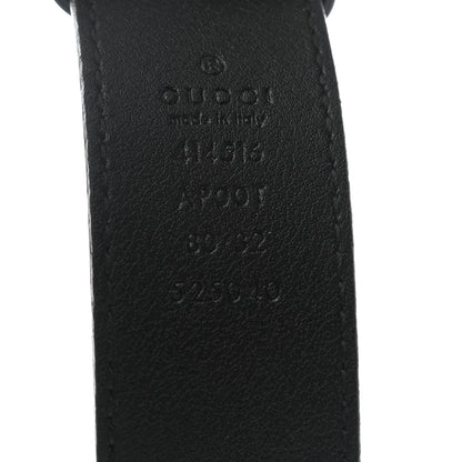 Gucci Calfskin Double G 30mm Belt 80 32 Black 5 of 5