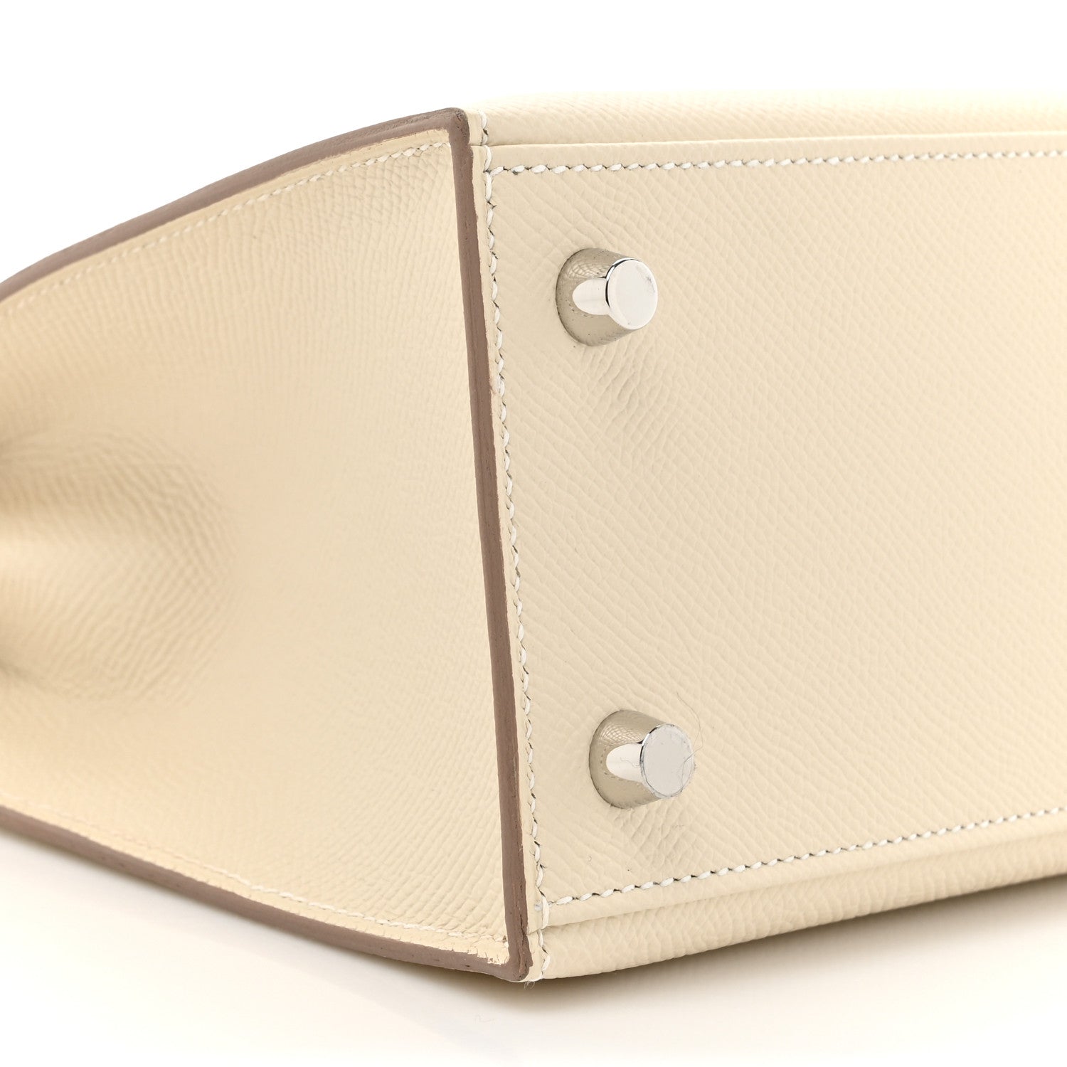 Hermes Epsom Kelly Sellier 25 Craie 10 of 13