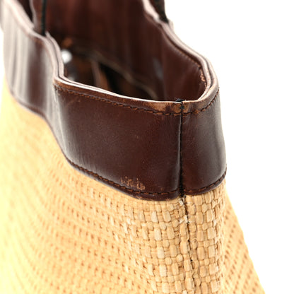 Chanel Straw Raffia Summer Tote Beige Brown 11 of 12