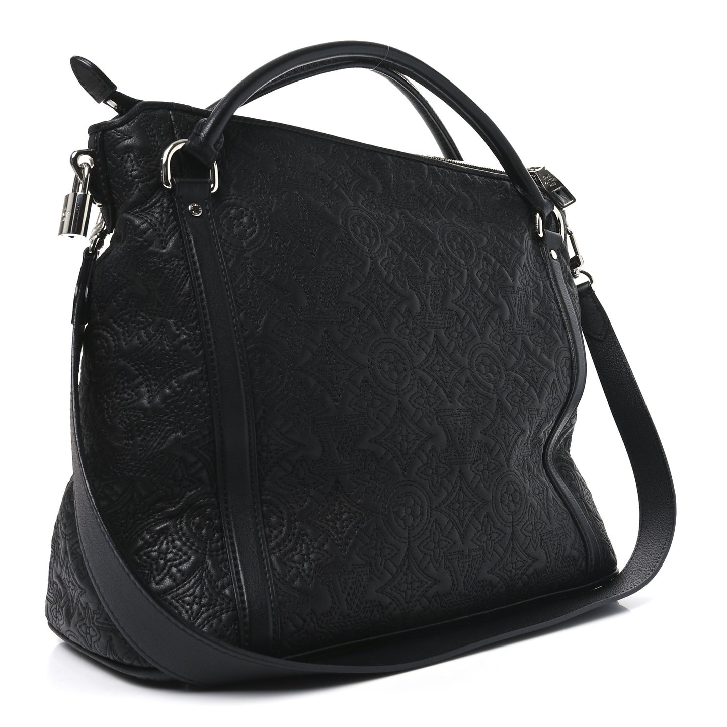Monogram Lambskin Antheia Ixia PM Black