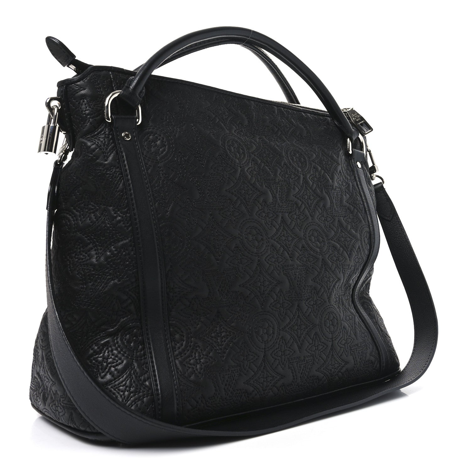 Louis Vuitton Monogram Lambskin Antheia Ixia PM Black 3 of 9