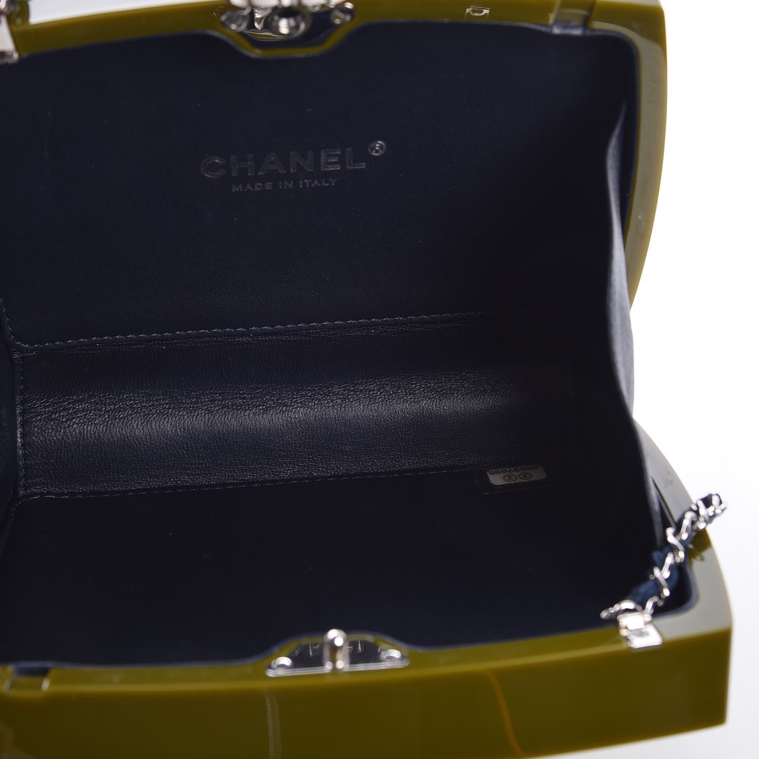 Chanel Acryllic Feministe Maize Feminine Box Clutch 5 of 7