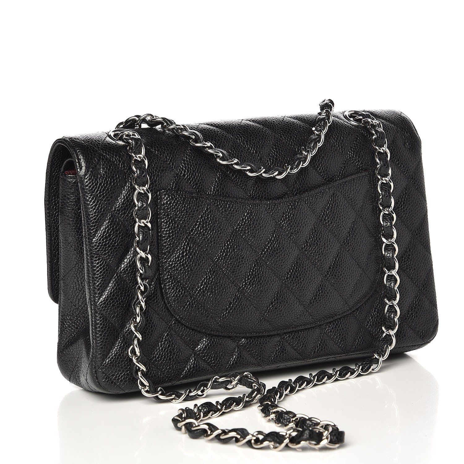 Chanel Caviar Quilted Medium Double Flap Black 4 of 7