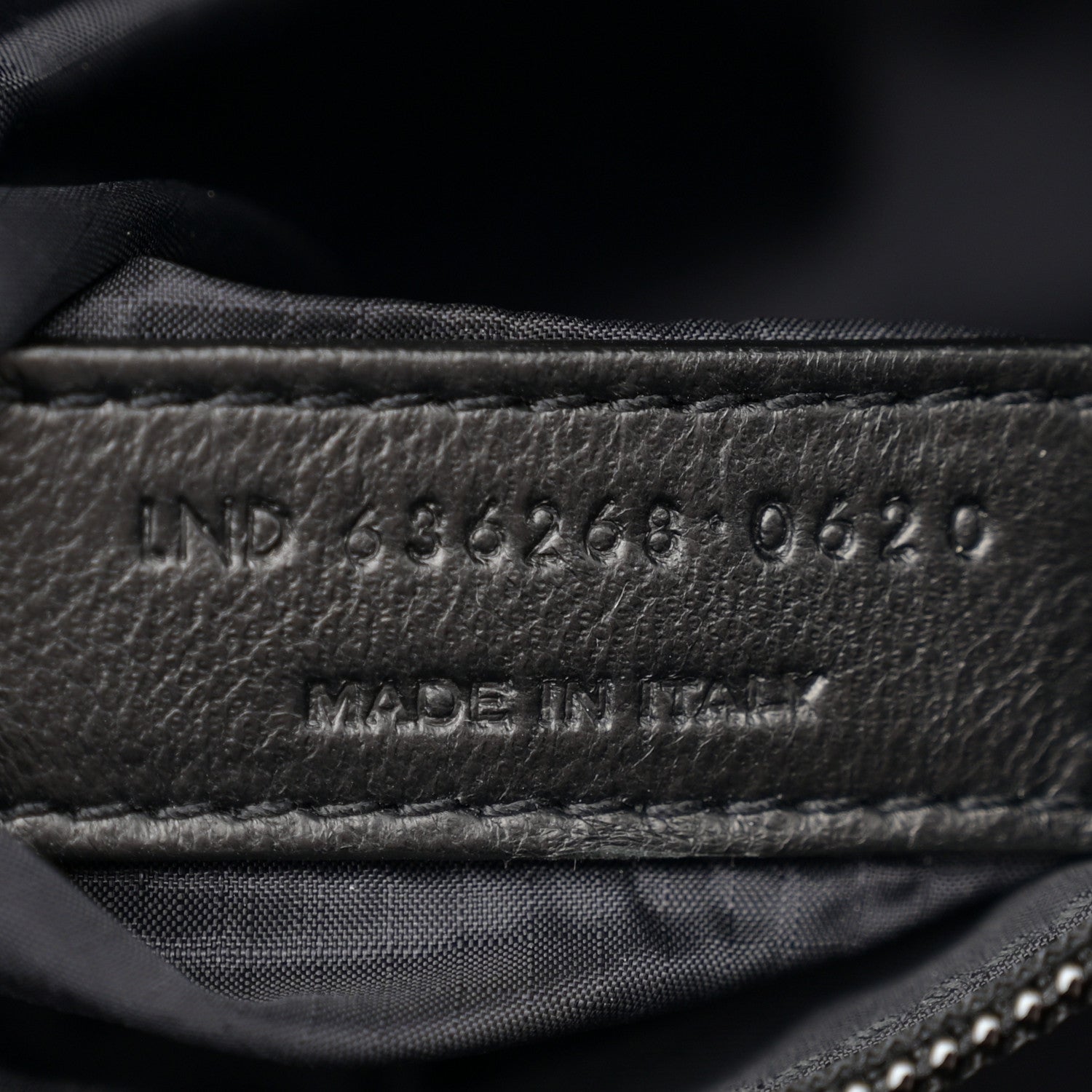 Saint Laurent Calfskin Crocodile Embossed Camp Camera Bag Black 7 of 11