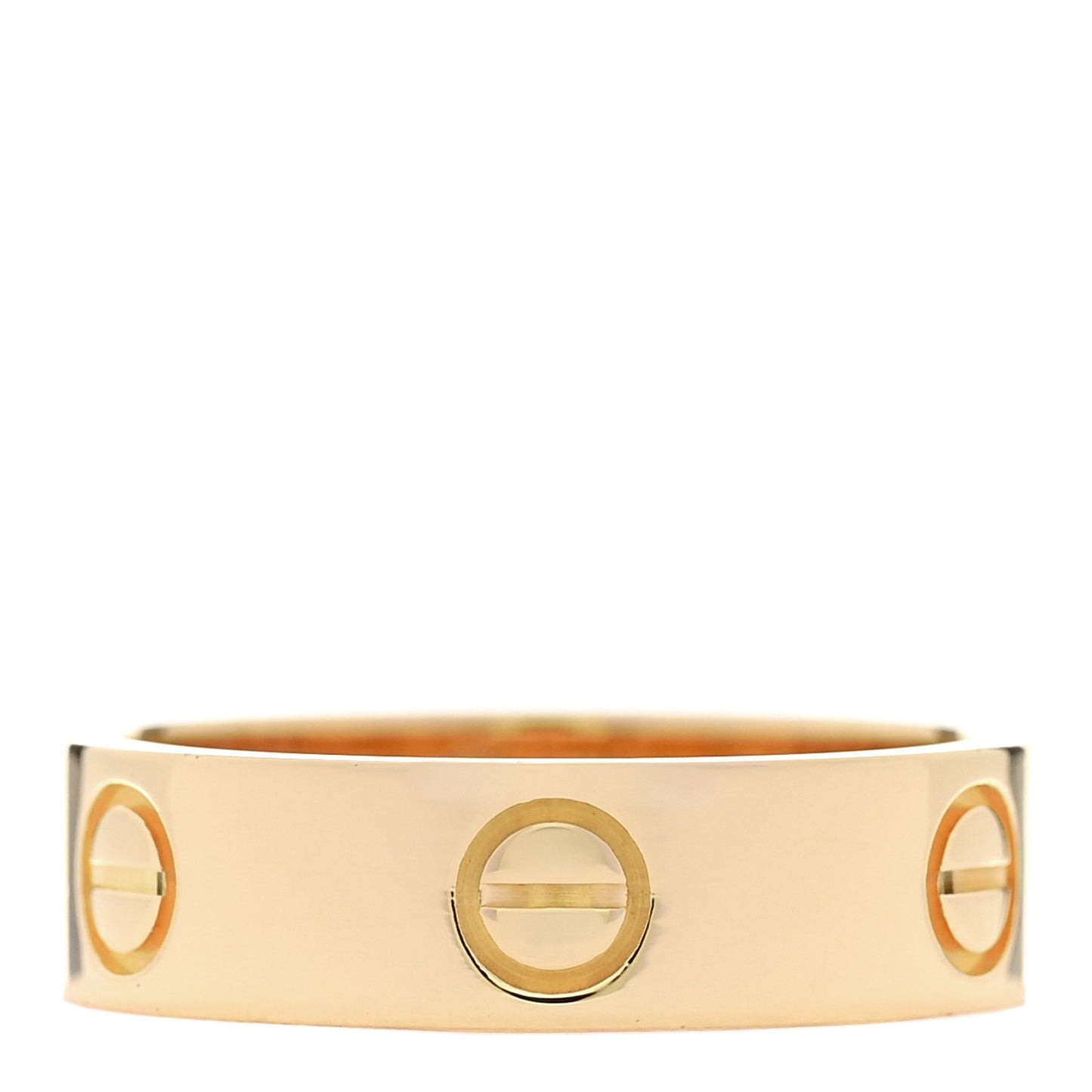 18K Yellow Gold 5.5mm LOVE Ring 56 7.75