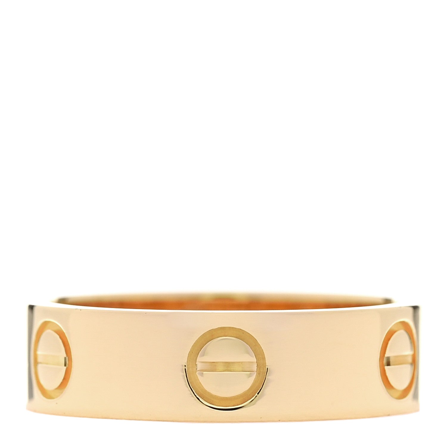 Cartier 18K Yellow Gold 5.5mm LOVE Ring 56 7.75 1 of 4