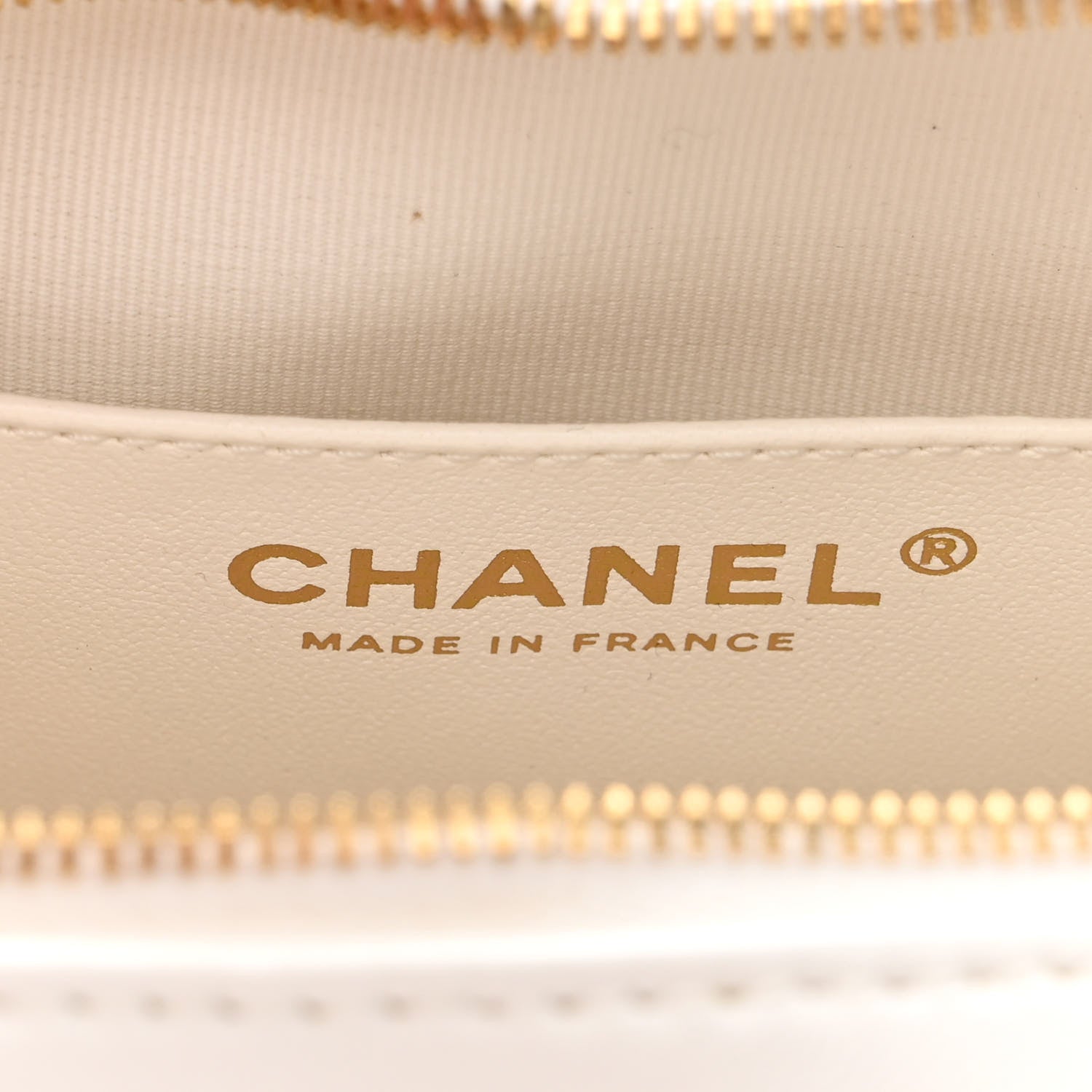 Chanel Lambskin Quilted CC In Love Heart Bag White 6 of 11