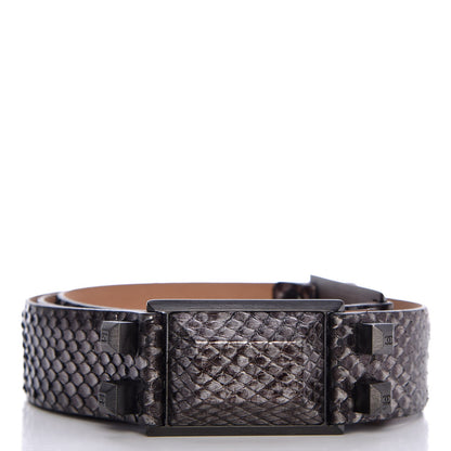 Chanel Python Reissue Belt 90 36 Ruthenium 3 of 10