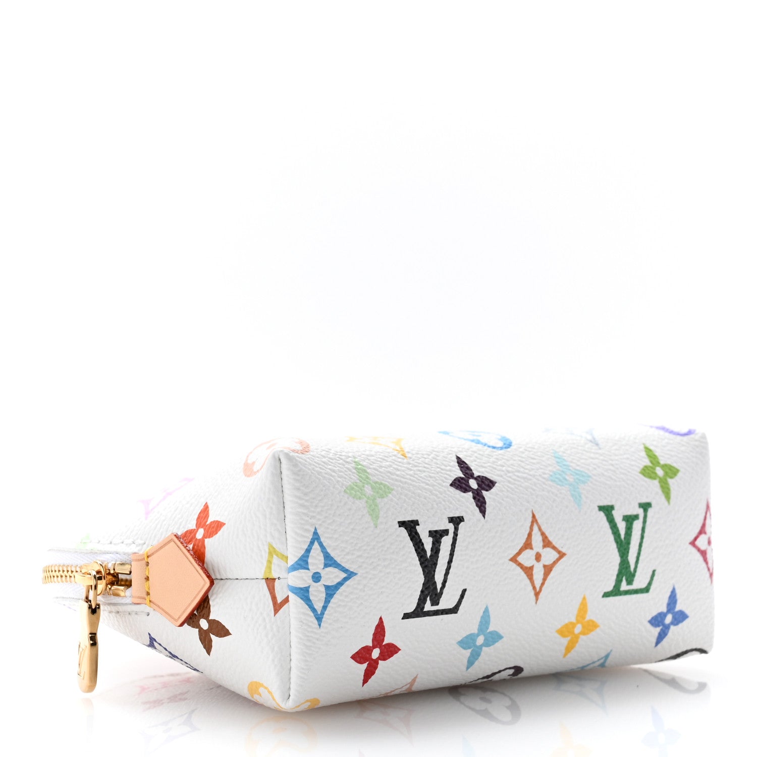 Louis Vuitton LV x TM Monogram Multicolor Cosmetic Pouch PM White 4 of 7
