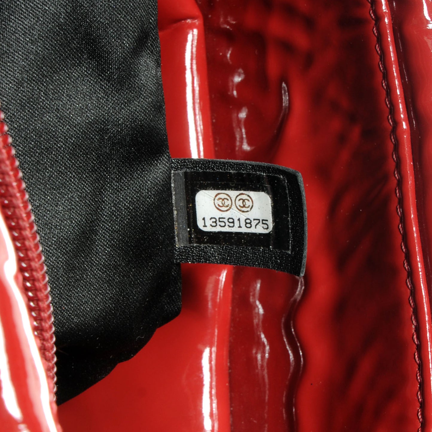 Vinyl Coco Ming Petit Shopping Tote Red