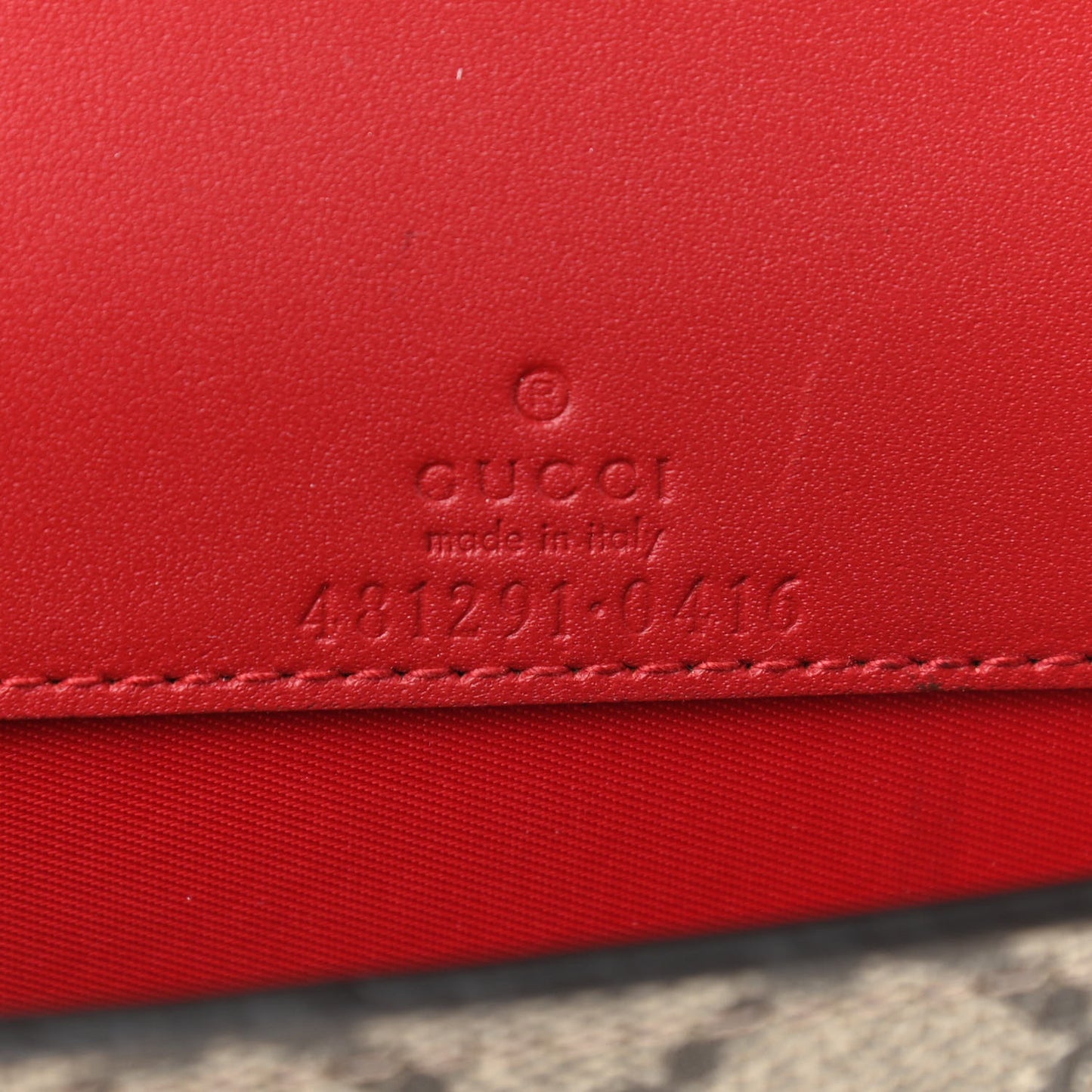 GG Supreme Monogram Mini Cherry Chain Bag