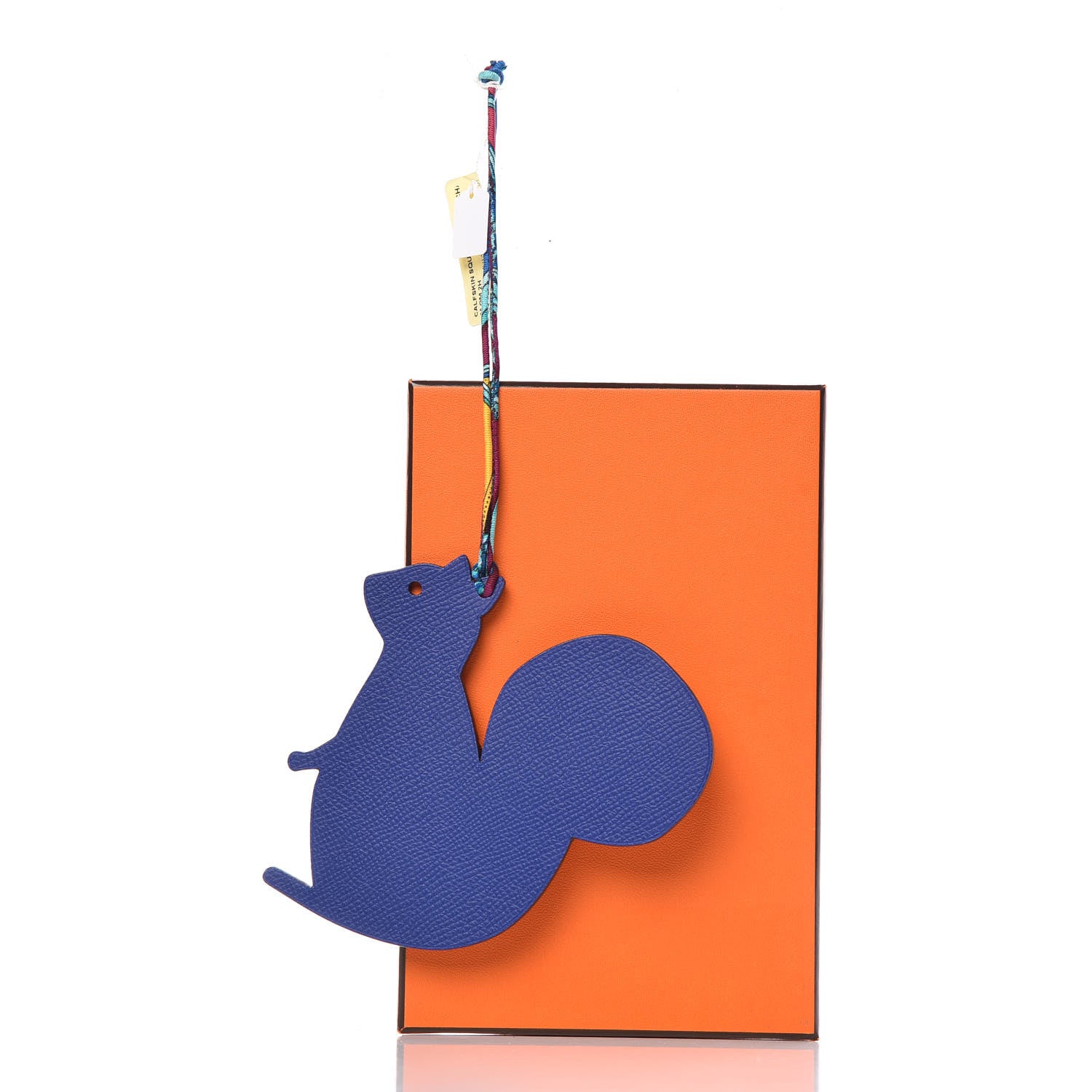 Hermes Epsom Togo Petit H GM Squirrel Bag Charm Multicolor 4 of 4