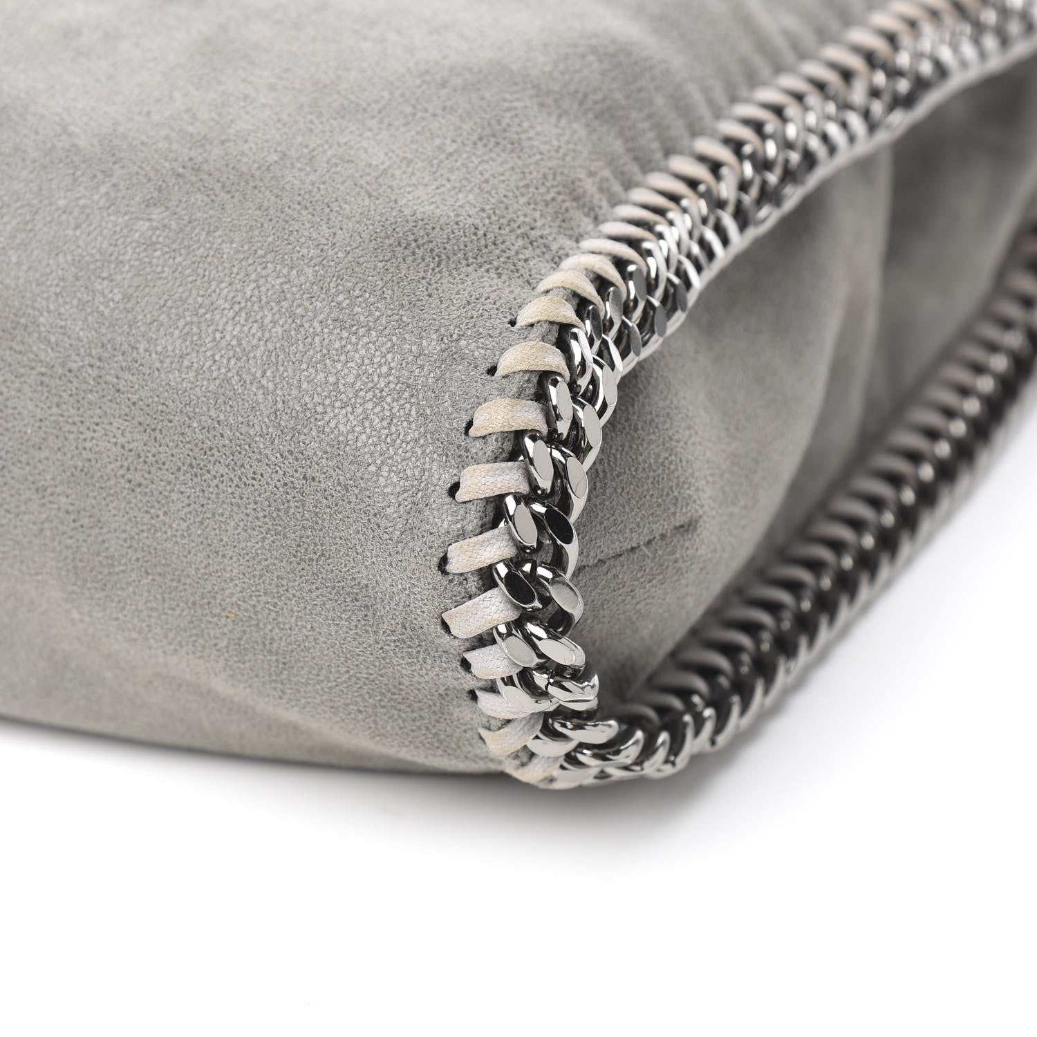 Stella McCartney Shaggy Deer Falabella Fold Over Tote Grey 8 of 9