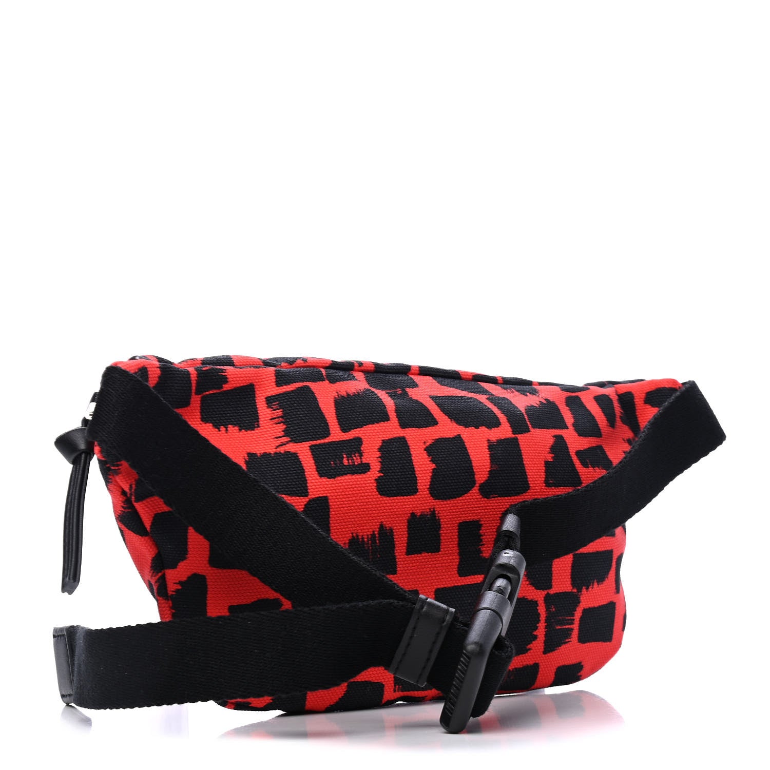 Dolce & Gabbana Canvas Belt Bag Red Black 2 of 4