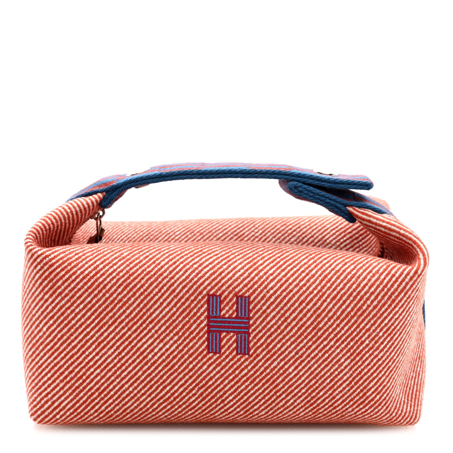 Wool Small Bride-A-Brac H Natte Pouch Tomette