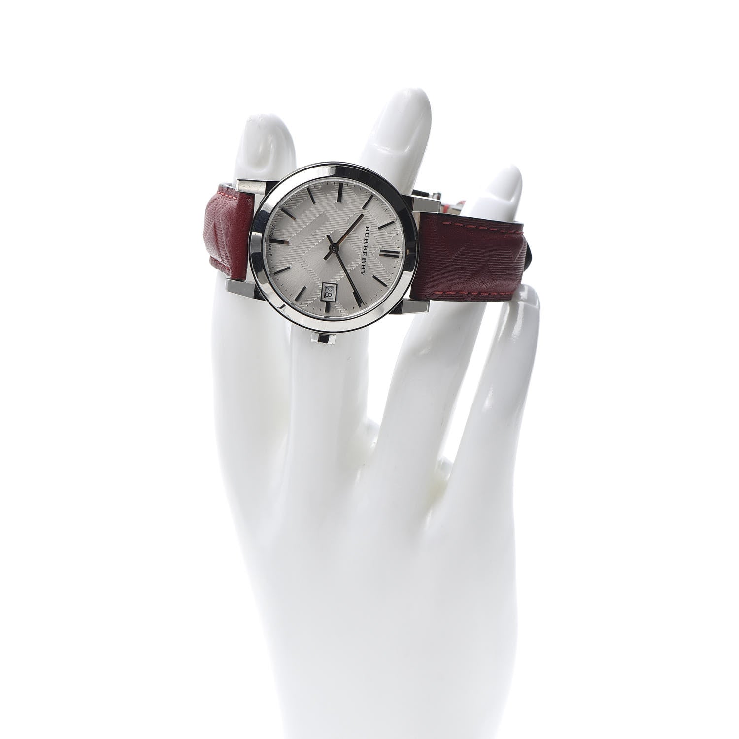 Burberry Stainless Steel Calfskin 34mm The City Quartz Watch BU9152 2 of 9