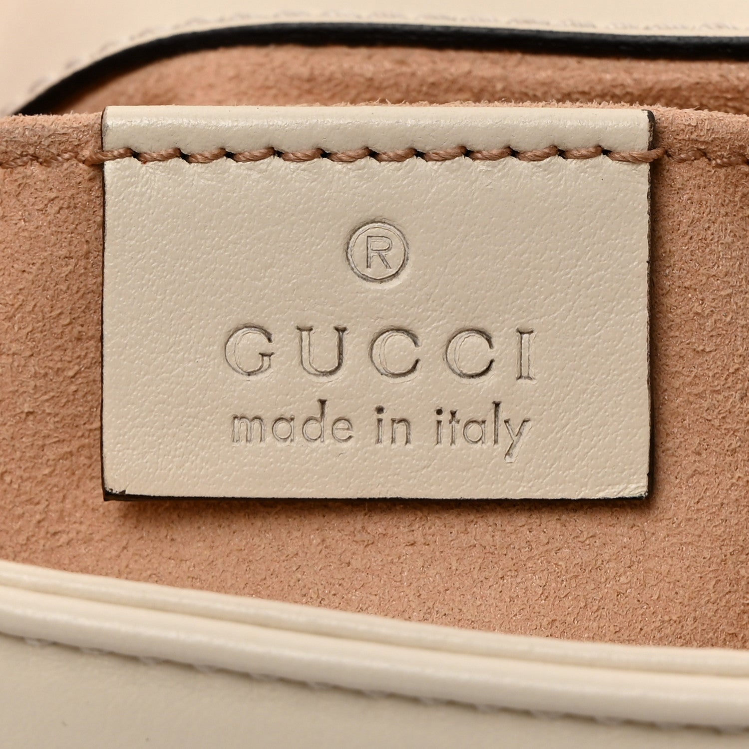 Gucci Calfskin Matelasse Mini GG Marmont Shoulder Bag White 6 of 10