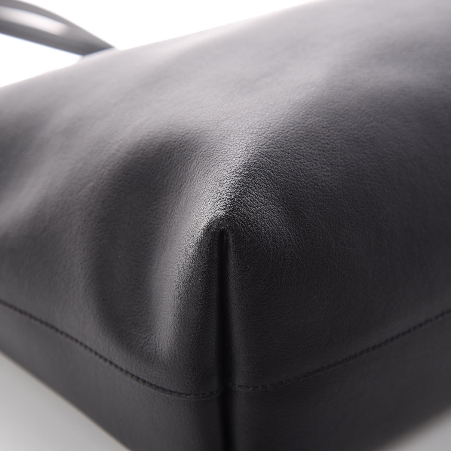 Saint Laurent Calfskin Large Shopping Tote Black 12 of 12
