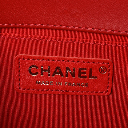 Chanel Lambskin Quilted Medium Boy Flap Red 6 of 12