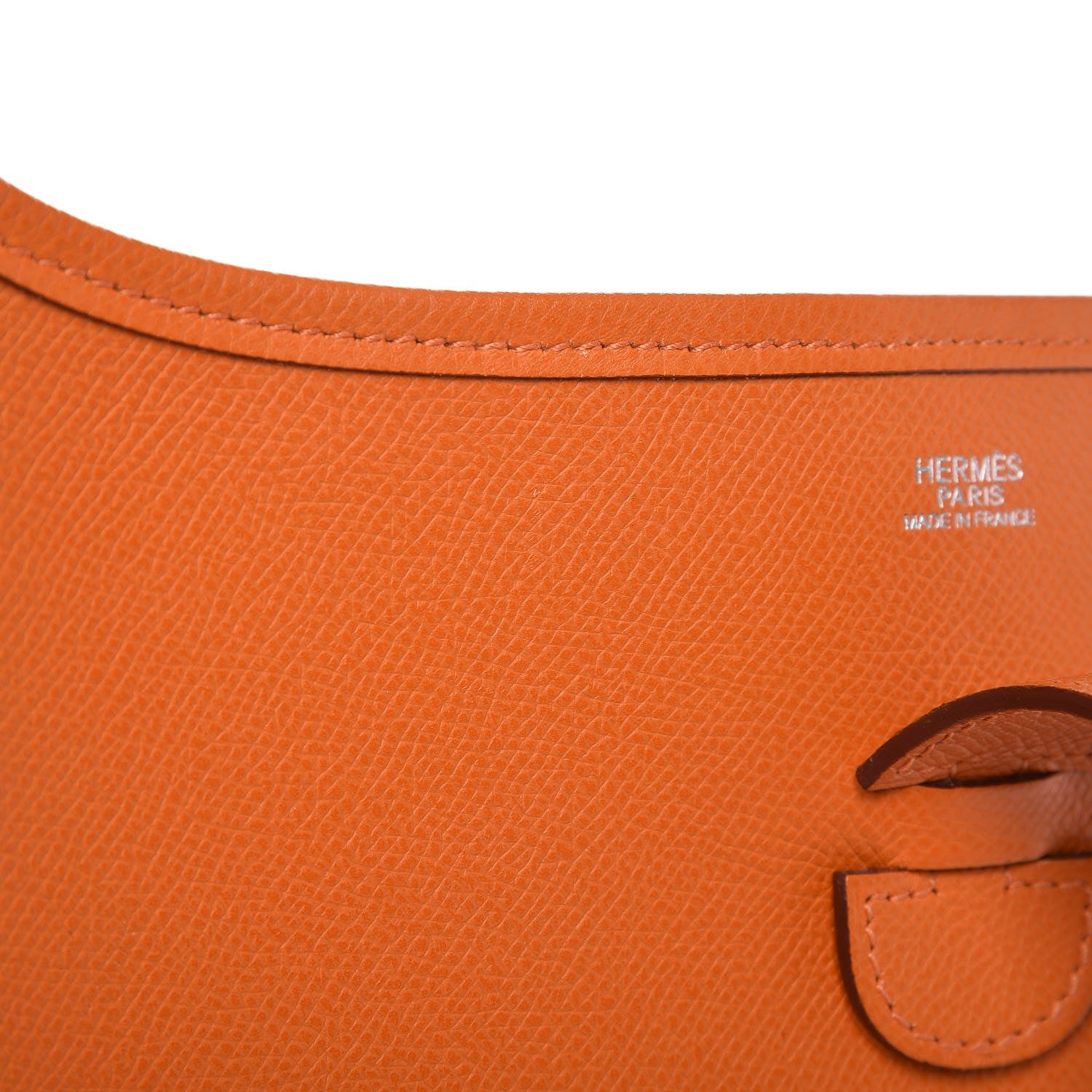 Hermes Epsom Evelyne II PM Orange 10 of 10
