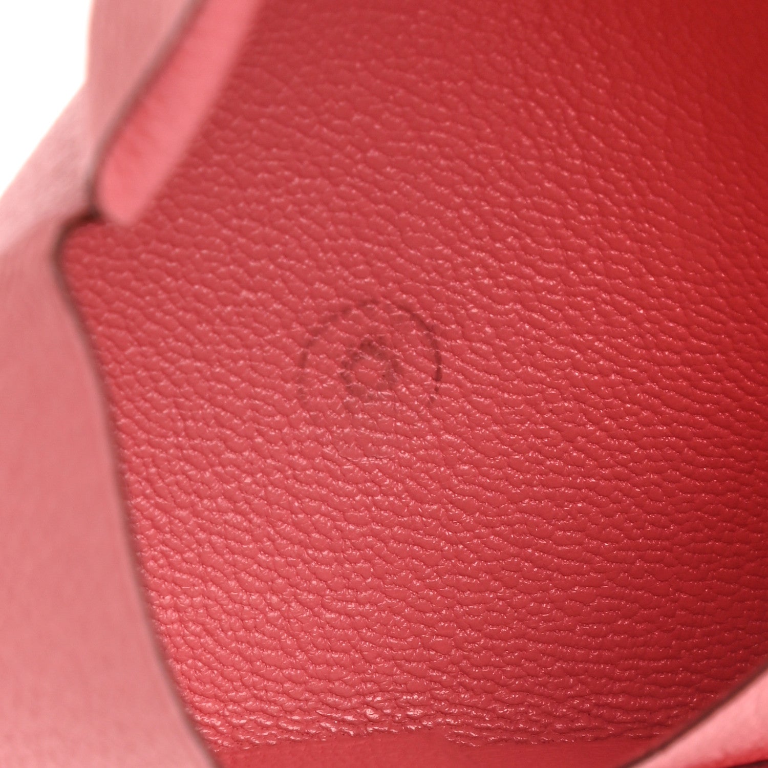 Hermes Chevre Mysore Calvi Card Case Rose Ete 8 of 9