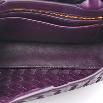 Bottega Veneta Nappa Intrecciato Small East West Andiamo Shoulder Bag Dark Mystic 6 of 10