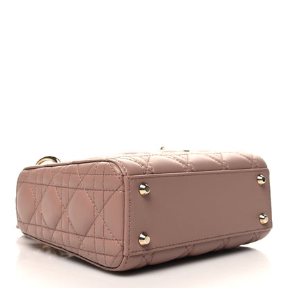 Christian Dior Lambskin Cannage Mini Lady Dior Blush 4 of 11