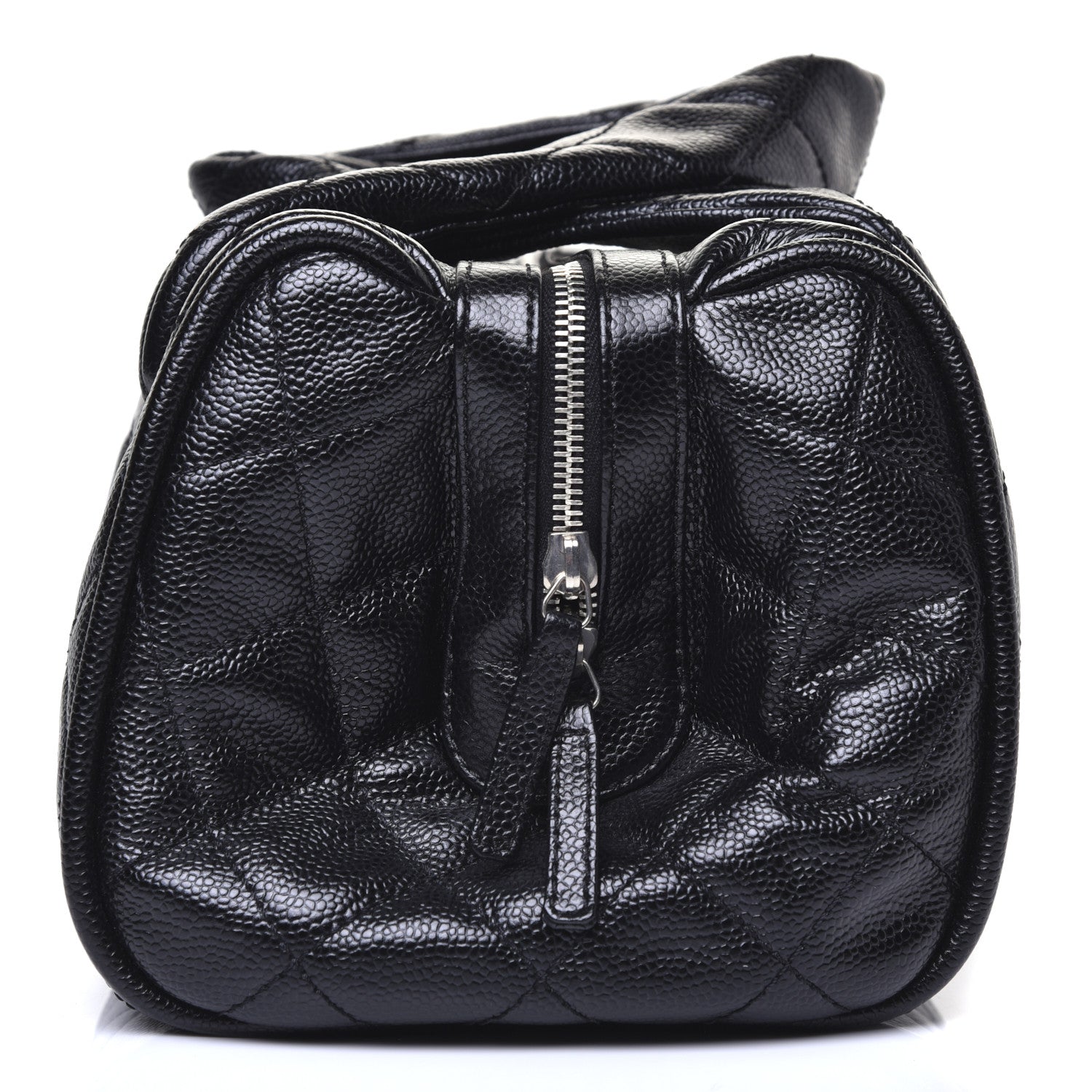 Chanel Caviar Quilted CC Timeless Bowler Black 11 of 11