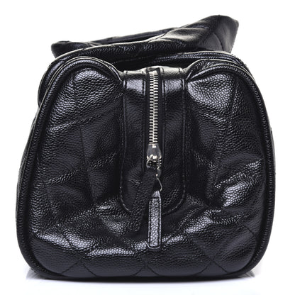 Chanel Caviar Quilted CC Timeless Bowler Black 11 of 11