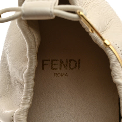 Fendi Vitello Filo Ballerina Flats 38.5 Shell 6 of 9