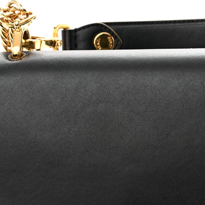 Fendi Vitello Liberty Scalloped Studded Kan I Shoulder Bag Black 16 of 17