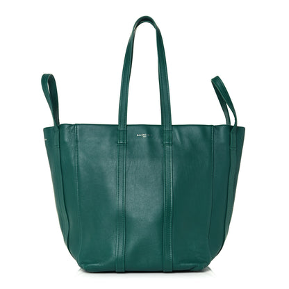 Balenciaga Calfskin Large Laundry Cabas Tote Green 1 of 16