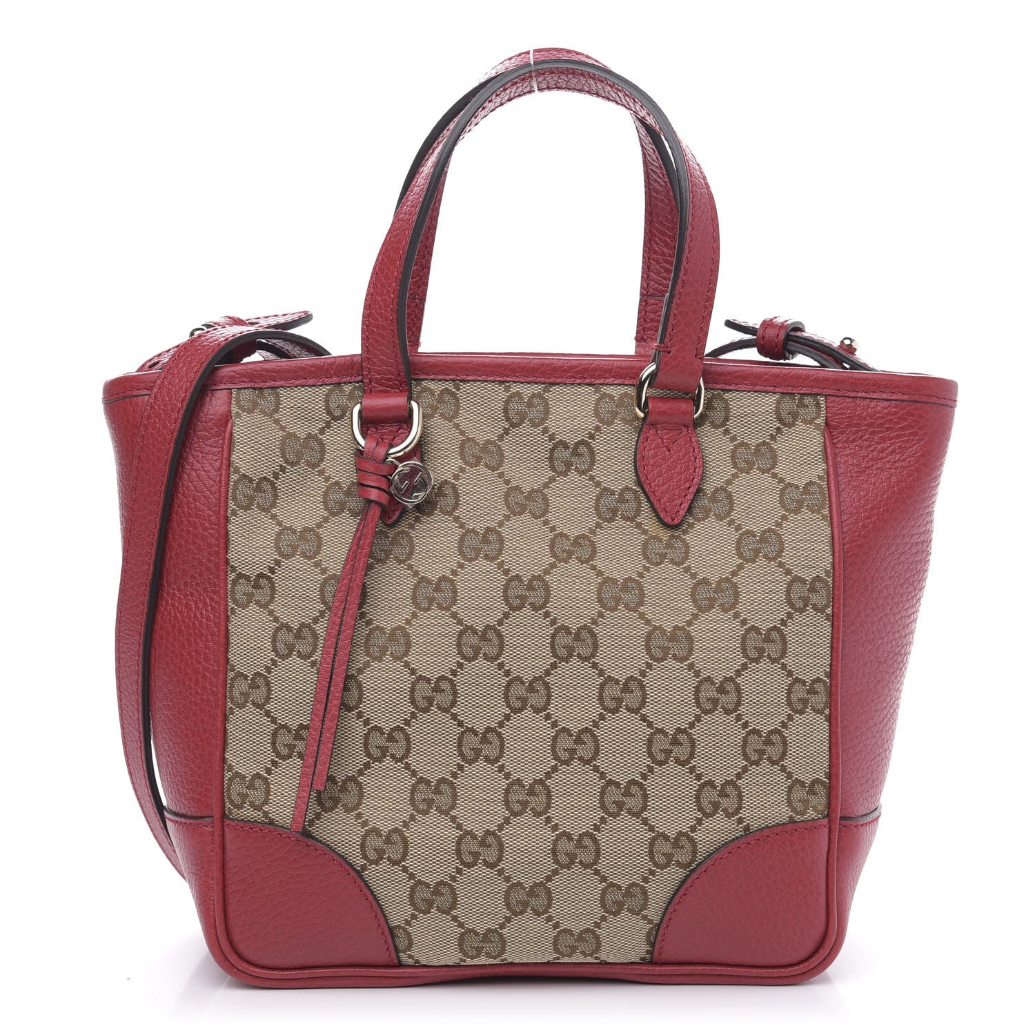 Gucci Monogram Small Bree Tote Red 1 of 10