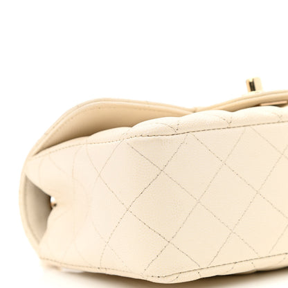 Chanel Caviar Quilted Mini Rectangular Flap White 9 of 11