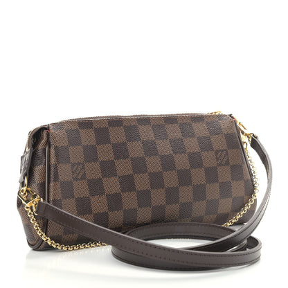 Louis Vuitton Damier Ebene Eva Clutch 3 of 9