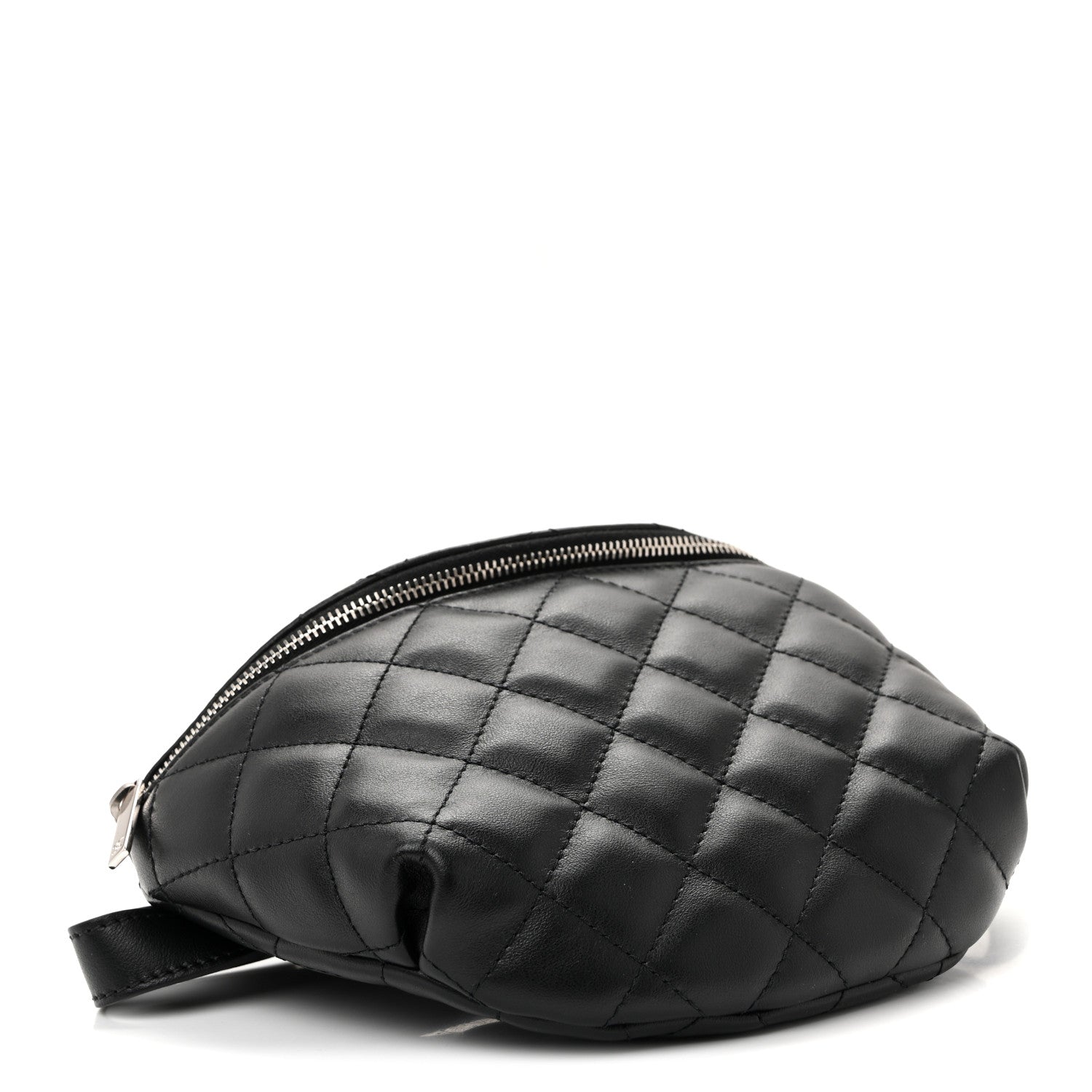Chanel Calfskin Quilted Uniform Waist Belt Bag Black 4 of 10