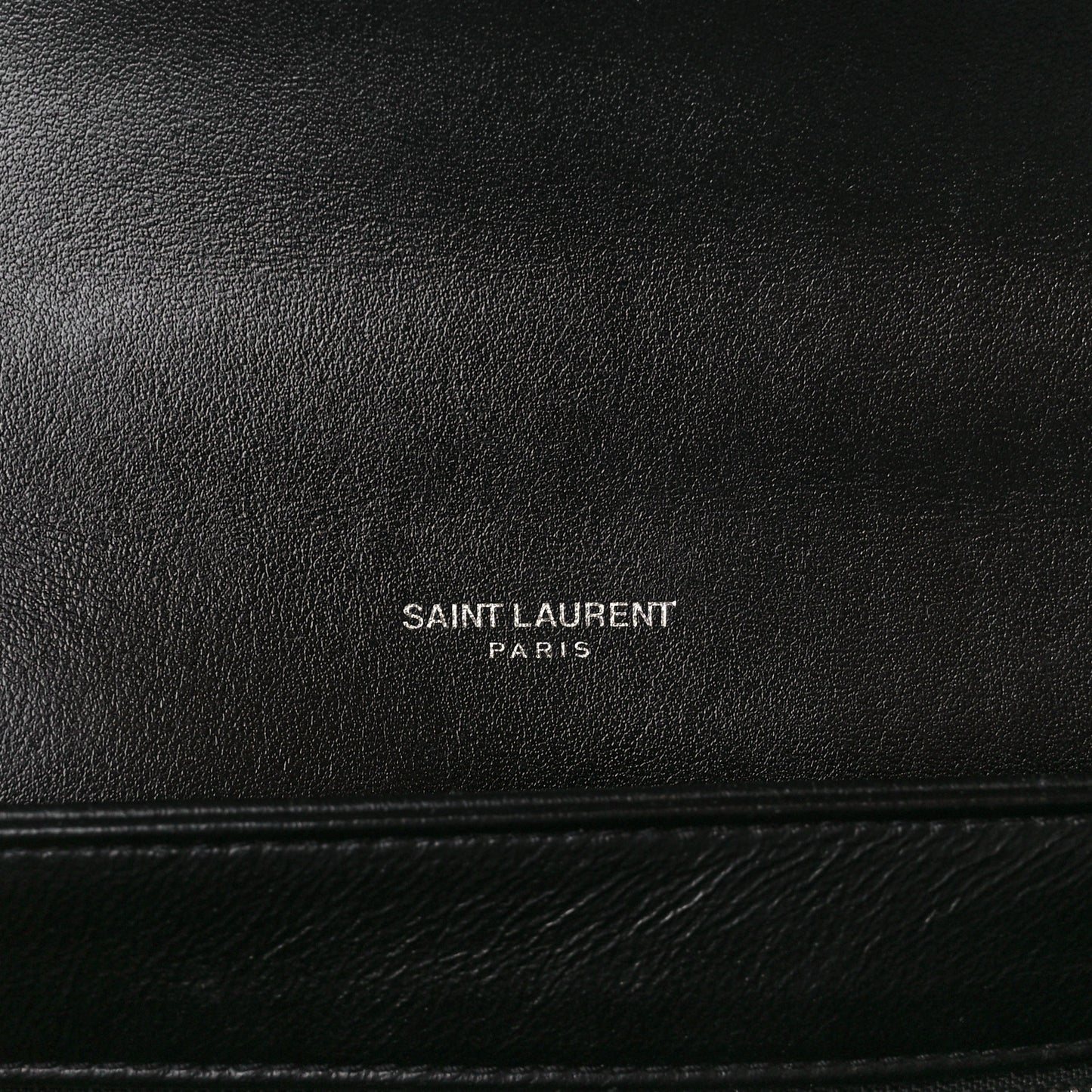 Calfskin Crocodile Embossed Medium Babylone Black