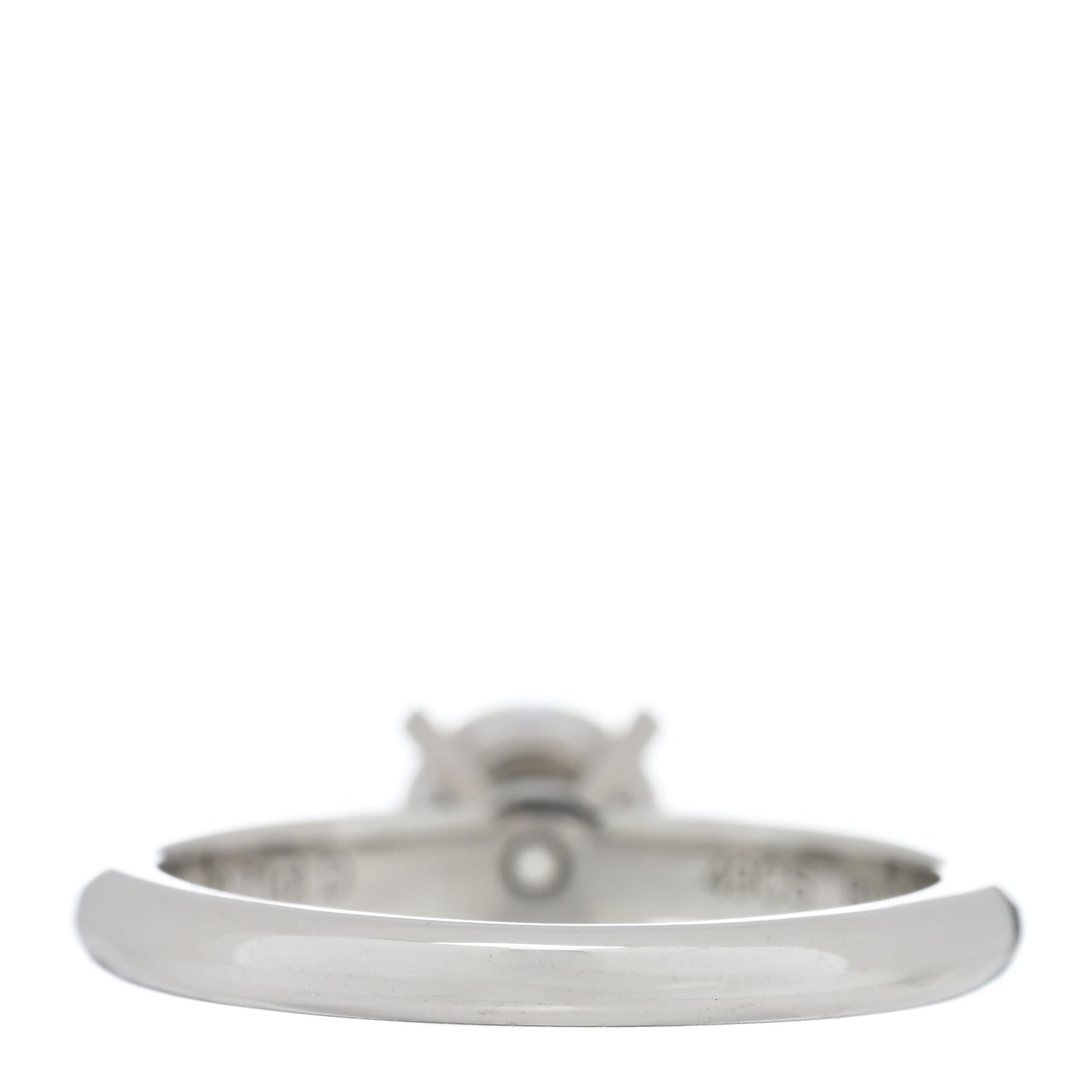 Platinum Diamond .71ct Solitaire 1895 Engagement Ring 49 4.75