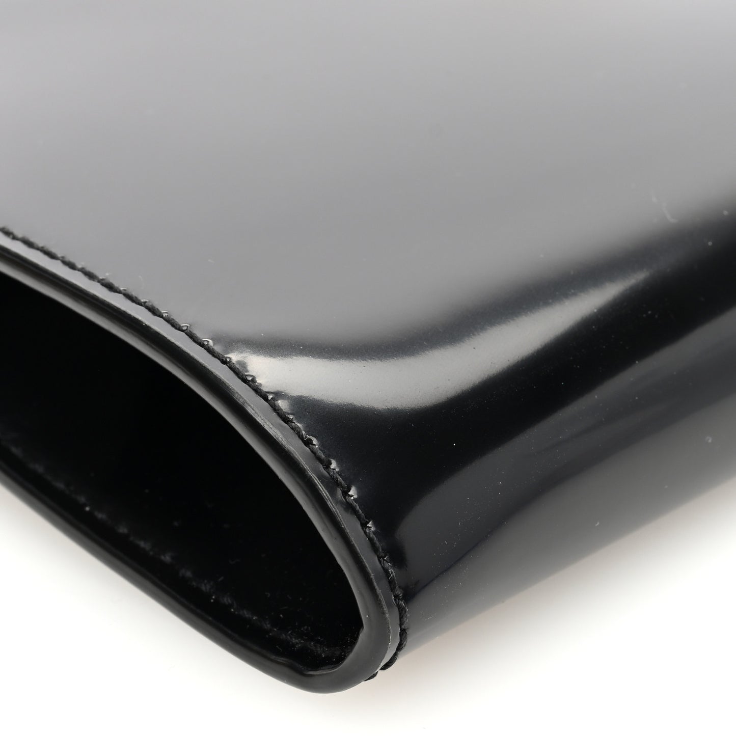 Patent Daria Clutch Black
