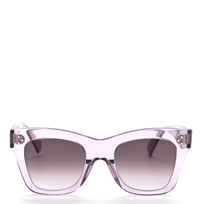 Celine Acetate Cat Eye Sunglasses CL4004IN Transparent Lilac 2 of 6