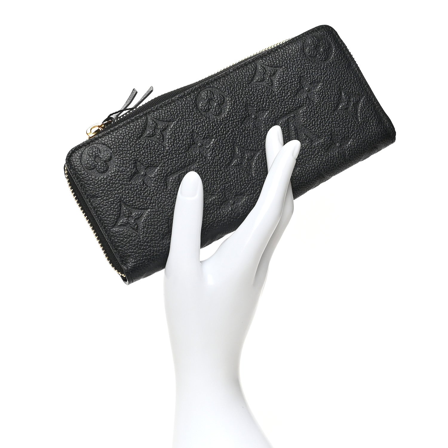 Louis Vuitton Empreinte Clemence Wallet Black 2 of 7